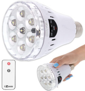 3 in 1 LED Emergency Bulb w/ Remote