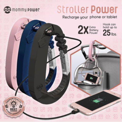 Mommy Power Stroller Hook and Powerbank