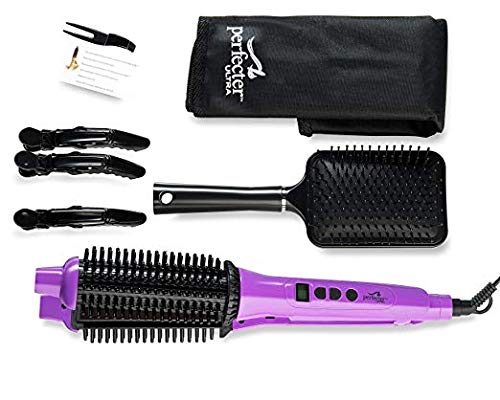 Perfecter Flat Iron-Hot Brush Combo Hair Care Kit