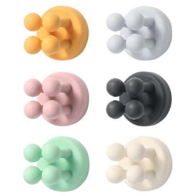 Silicone Wall Hooks – 5 Pack