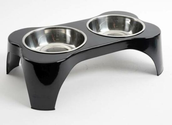 Chow Down Bowl Set Elevated Feeder Pet Bowl Set, Assorted Colors