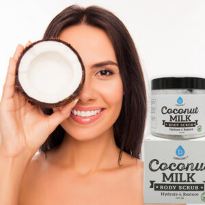 100% Natural Coconut Milk Body Scrub 14oz