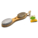 Bamboo Pumice Stone Foot Scrubber - Image 3