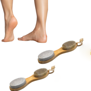 Bamboo Pumice Stone Foot Scrubber