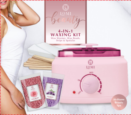 Lomi Beauty – 4 In- 1 Waxing Kit