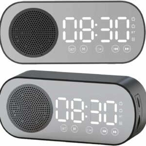 Remarkable Goodz Digital Alarm Clock With  Mirror