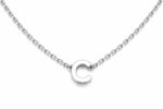 "Initials " By Clarissa ( Plated Gold / Silver Initial Necklace) - Image 9