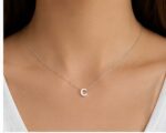 "Initials " By Clarissa ( Plated Gold / Silver Initial Necklace) - Image 8