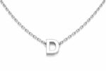 "Initials " By Clarissa ( Plated Gold / Silver Initial Necklace) - Image 11