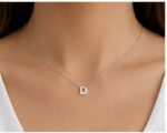 "Initials " By Clarissa ( Plated Gold / Silver Initial Necklace) - Image 10