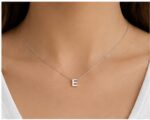 "Initials " By Clarissa ( Plated Gold / Silver Initial Necklace) - Image 12