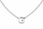 "Initials " By Clarissa ( Plated Gold / Silver Initial Necklace) - Image 17