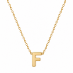 "Initials " By Clarissa ( Plated Gold / Silver Initial Necklace) - Image 23