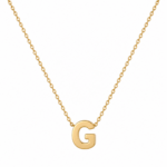 "Initials " By Clarissa ( Plated Gold / Silver Initial Necklace) - Image 24