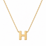 "Initials " By Clarissa ( Plated Gold / Silver Initial Necklace) - Image 25