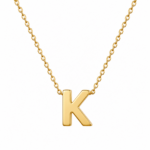 "Initials " By Clarissa ( Plated Gold / Silver Initial Necklace) - Image 28