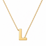 "Initials " By Clarissa ( Plated Gold / Silver Initial Necklace) - Image 29