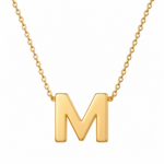 "Initials " By Clarissa ( Plated Gold / Silver Initial Necklace) - Image 30