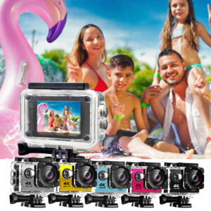 SCUBA CAM - WiFi Waterproof action sport camera 8g Memory Card Included