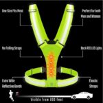 Seamless Outdoors LED Running Vest High Visibility Reflective Vest for Night - Image 3