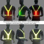 Seamless Outdoors LED Running Vest High Visibility Reflective Vest for Night - Image 4