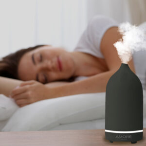 Noir Aroma Diffuser With Essential Oils