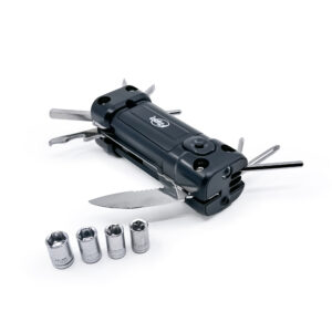16-In-1 Multi-Tool | With LED Flashlight & Laser Pointer