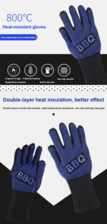 Seamless Outdoors  Non- Slip BBQ Grill Gloves - Image 4