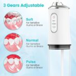 Bene Fresh And White  Rechargeable Water Flosser With 4 Attachment Heads - Image 5
