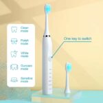 BENE 6 Mode Mean Clean Battery Operated Toothbrush With 3 Brushes - Image 6