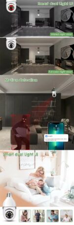 3P Experts Light Bulb WIFI Camera - Image 4