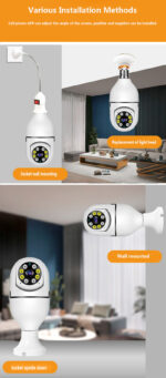3P Experts Light Bulb WIFI Camera - Image 2
