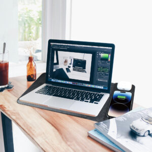 One 4 N 1 Labtop Sleeve With Wireless Charging