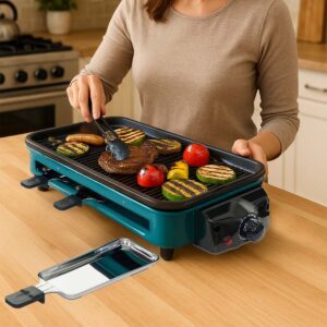 Cook N Repeat Portable Smoke Free Electric Indoor Grill