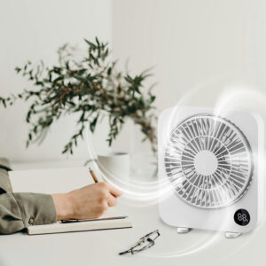 BREA  Portable Desktop 3 Speed Fan With Digital Display