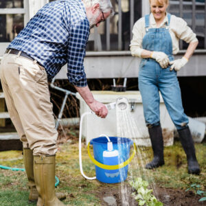 Seamless Outdoor Portable Electric Shower