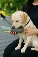 Paws & Claws Pet Travel Water Bottle With Spout ( 12 oz) - Image 3