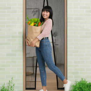 Magnetic Mesh Screen Door – (39x79) Inches