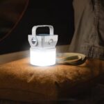 Solar Camping Light with Hook – Fast Charging, Portable LED