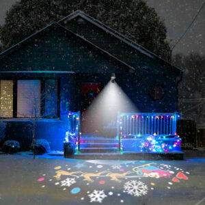 Holiday Strobe Light 2-in-1 Holiday Projector!