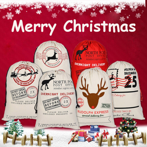 3P Experts Large Canvas Gift Sacks