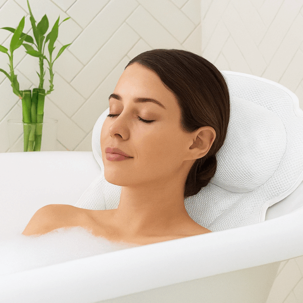 BENE Bath Pillow With Hanging Hook