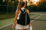 CLARISSA  Quilted Sport Bag with Tennis Rack Slot