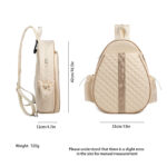 CLARISSA  Quilted Sport Bag with Tennis Rack Slot - Image 7