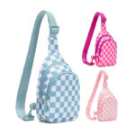 CLARISSA  Checkered Crossbody Bag