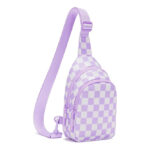 CLARISSA  Checkered Crossbody Bag - Image 3
