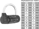 WordLock 2-Pack – 5-Dial Combination Padlocks That Spell Security - Image 3