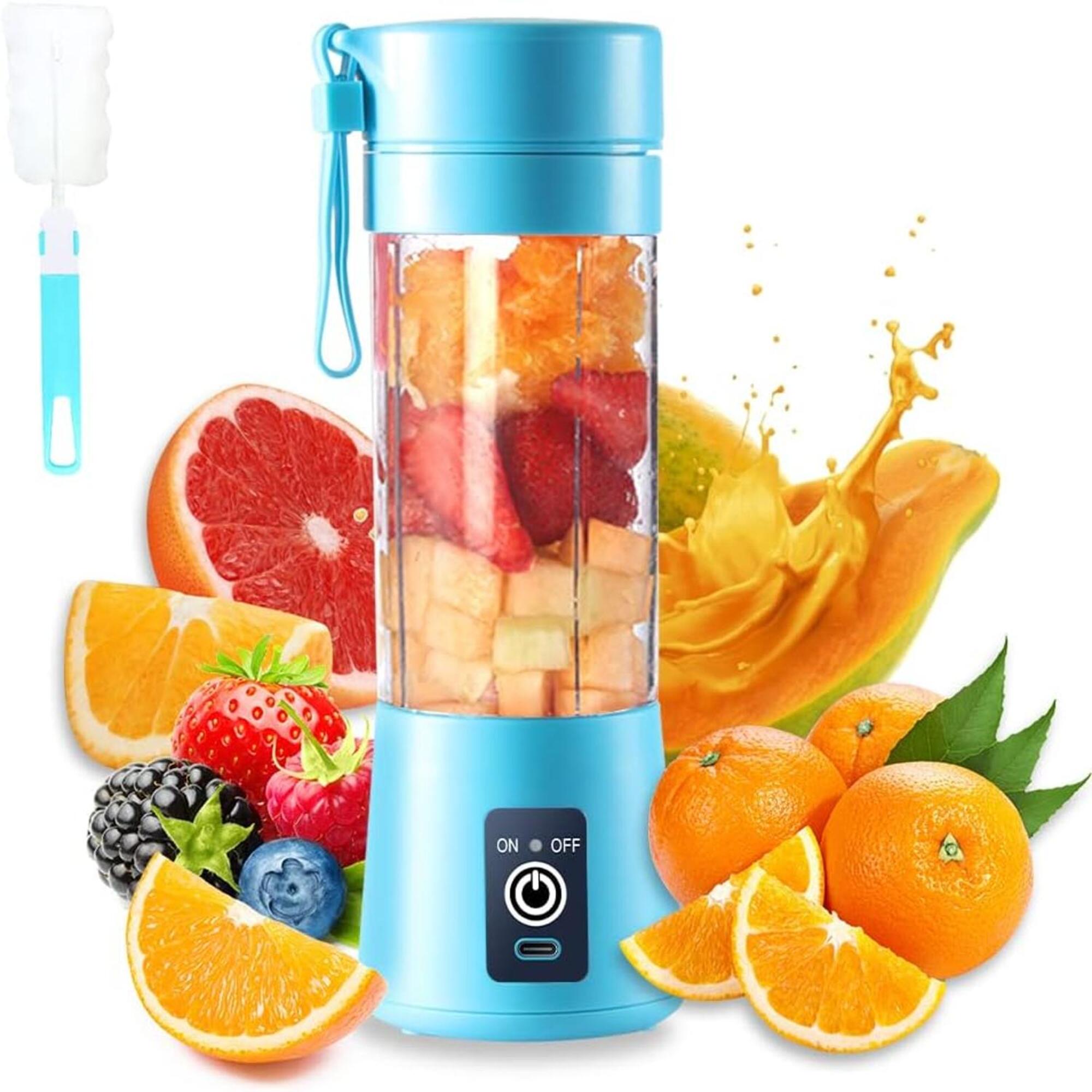 3PX-MINIJUICER-Blue_3 Just Mix - Go Mini Travel Juicer - Image 1