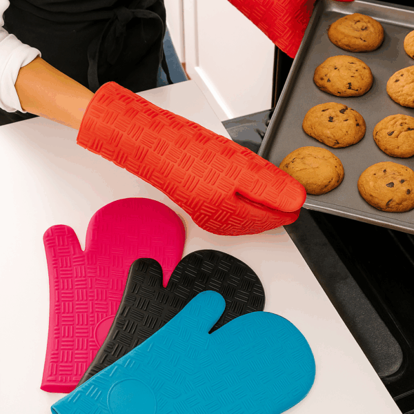 4 Pack Silicone Oven Mits