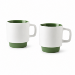 Set of 2 Stackable Espresso Mugs - Image 6